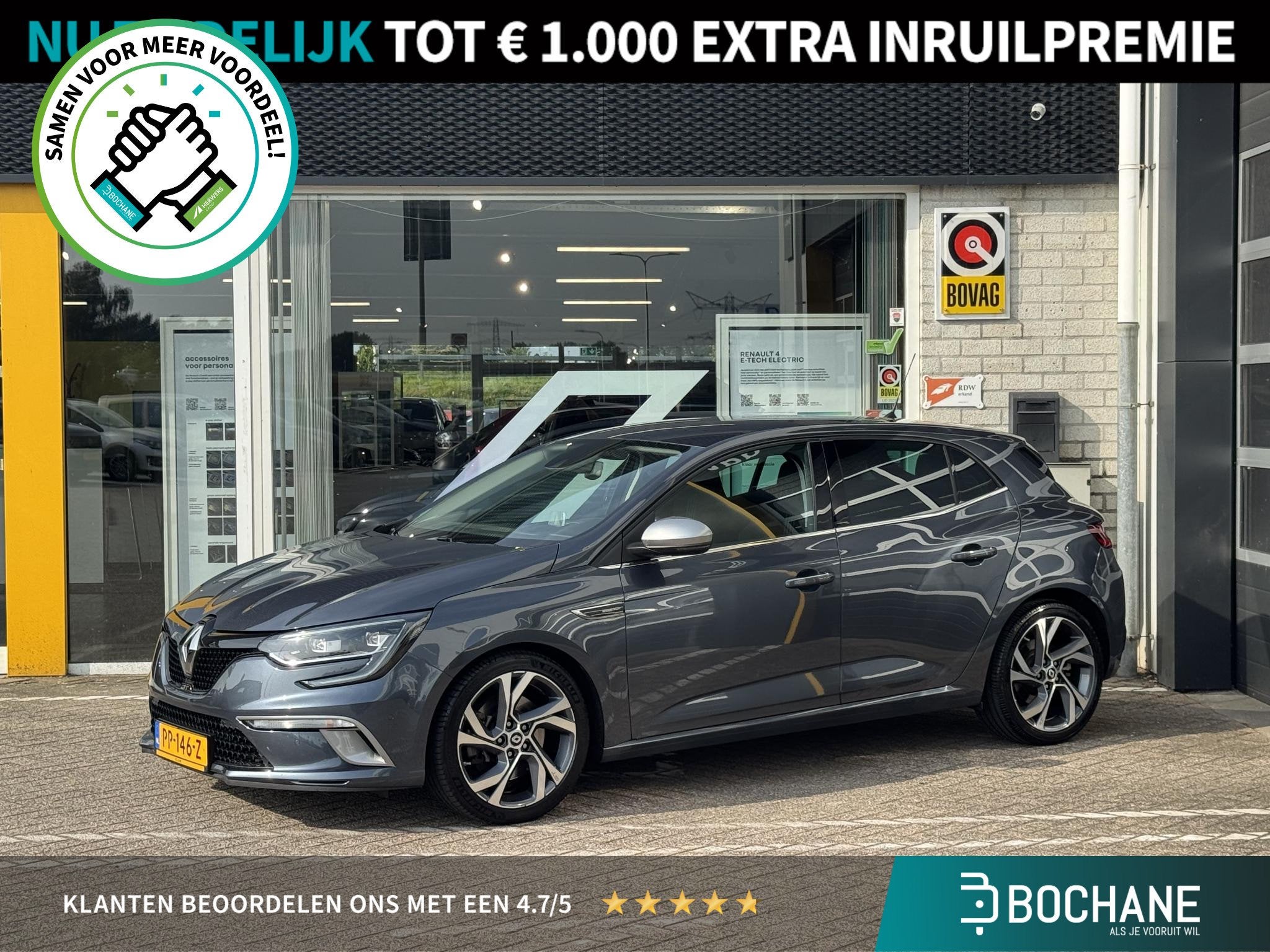 Renault Mégane 1.6 TCe GT | NAP | Alcantara | Bose Audio |, Automaat, 1618 cc, Renault Nederland N.V., Renault