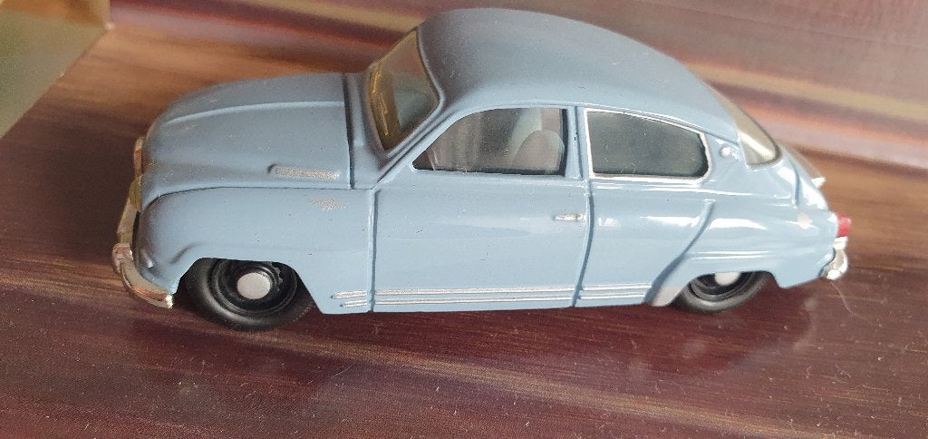 verzamelen saab 96 corgi classic model lichtblauw, Overige merken, Auto, Groter dan 1:32, Ophalen of Verzenden