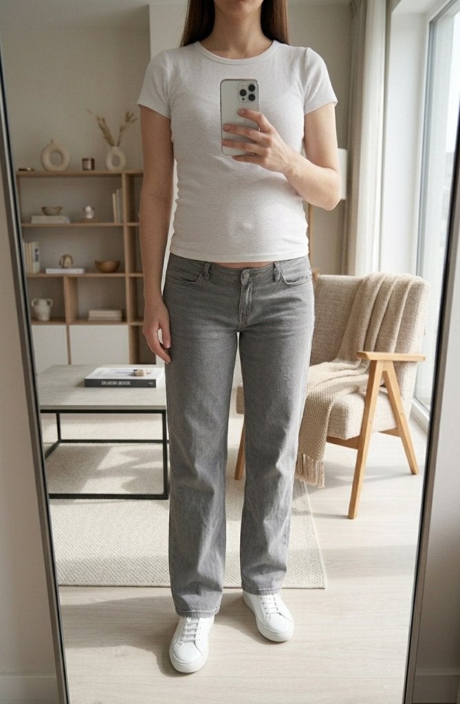 Next Maternity jeans grijs wide leg, maat UK 10 / EU 38, Kleding | Dames, Maat 38/40 (M), Ophalen of Verzenden, Zo goed als nieuw