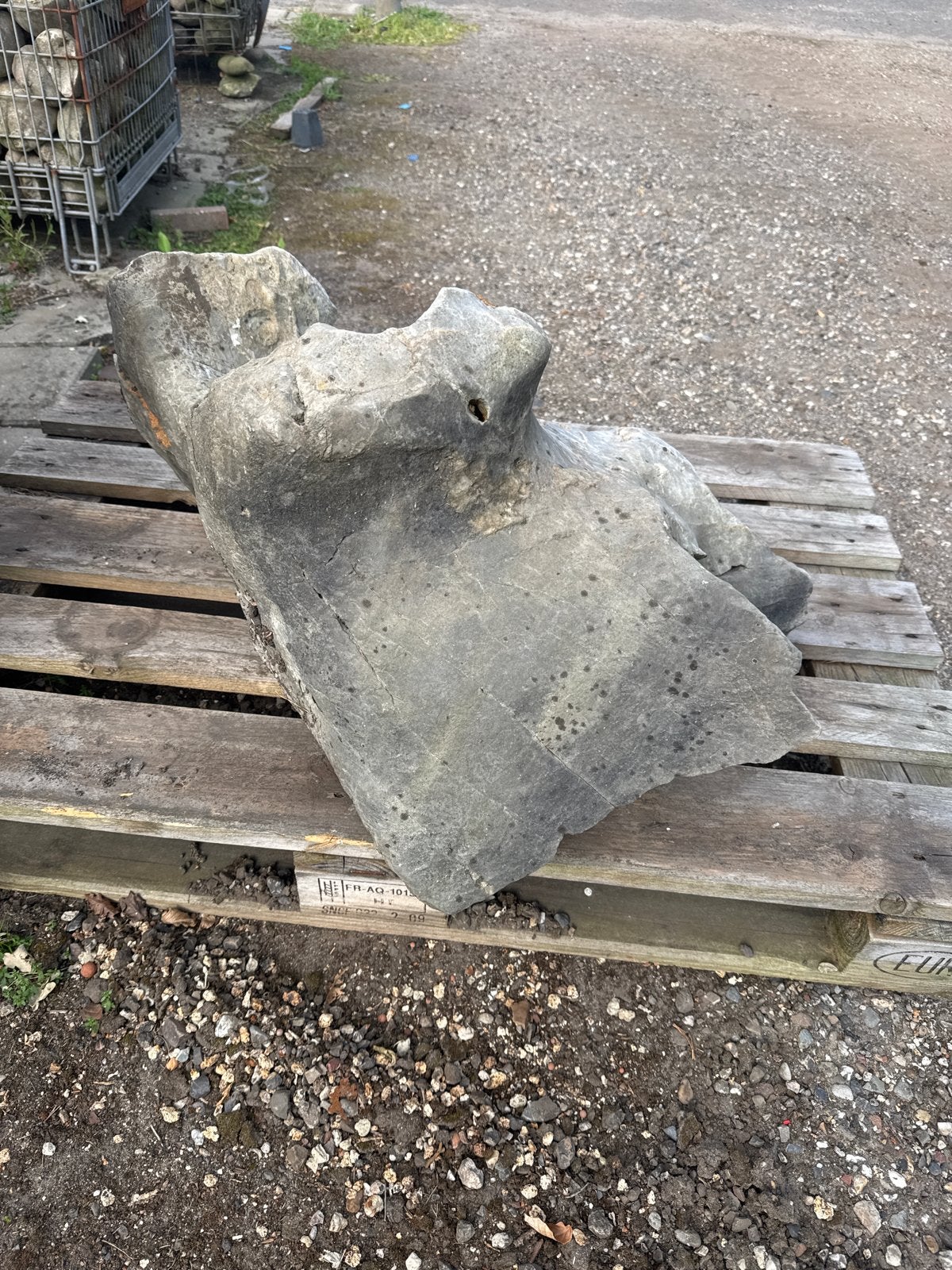 Grote natuursteen rots voor tuin of landschap, Tuin en Terras, Ophalen, Overige materialen, Gebruikt, Kei