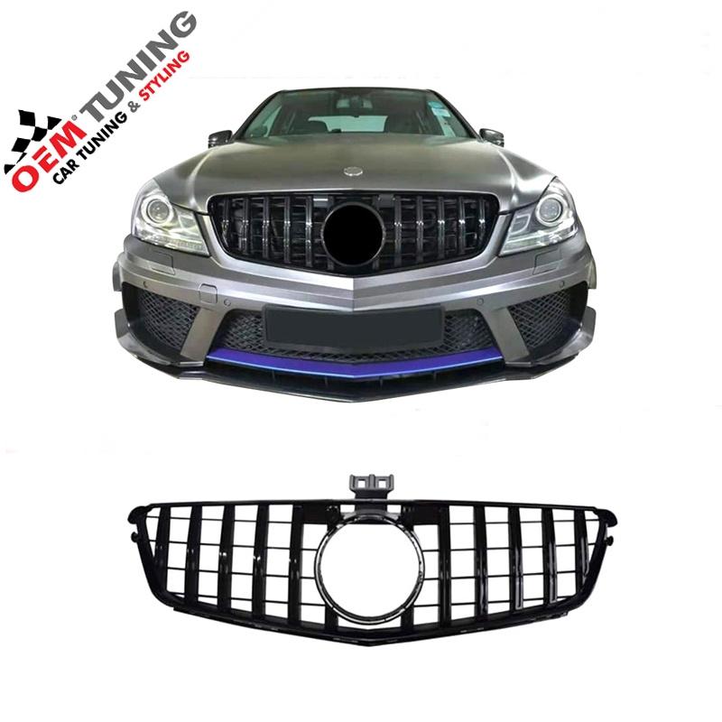 Grille C‑Klasse W204 GTR Style 07‑14 Black