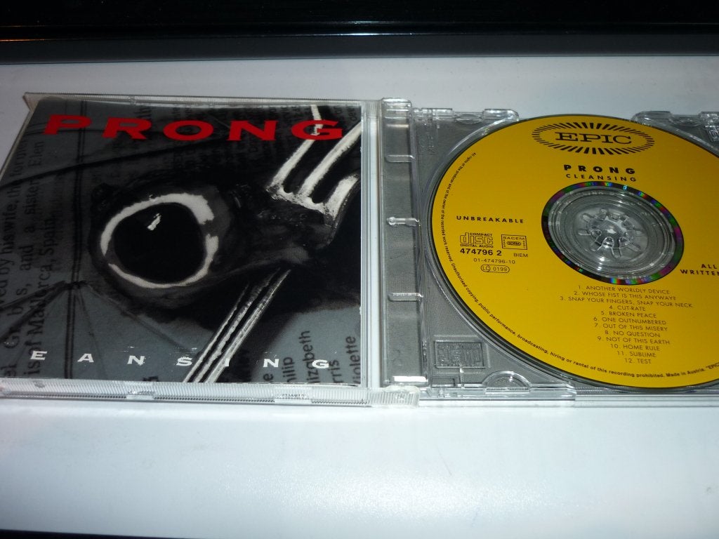 Prong - Cleansing CD (Hardrock/Metal), Inclusief boekje, Gebruikt, Hardrock, Ophalen of Verzenden