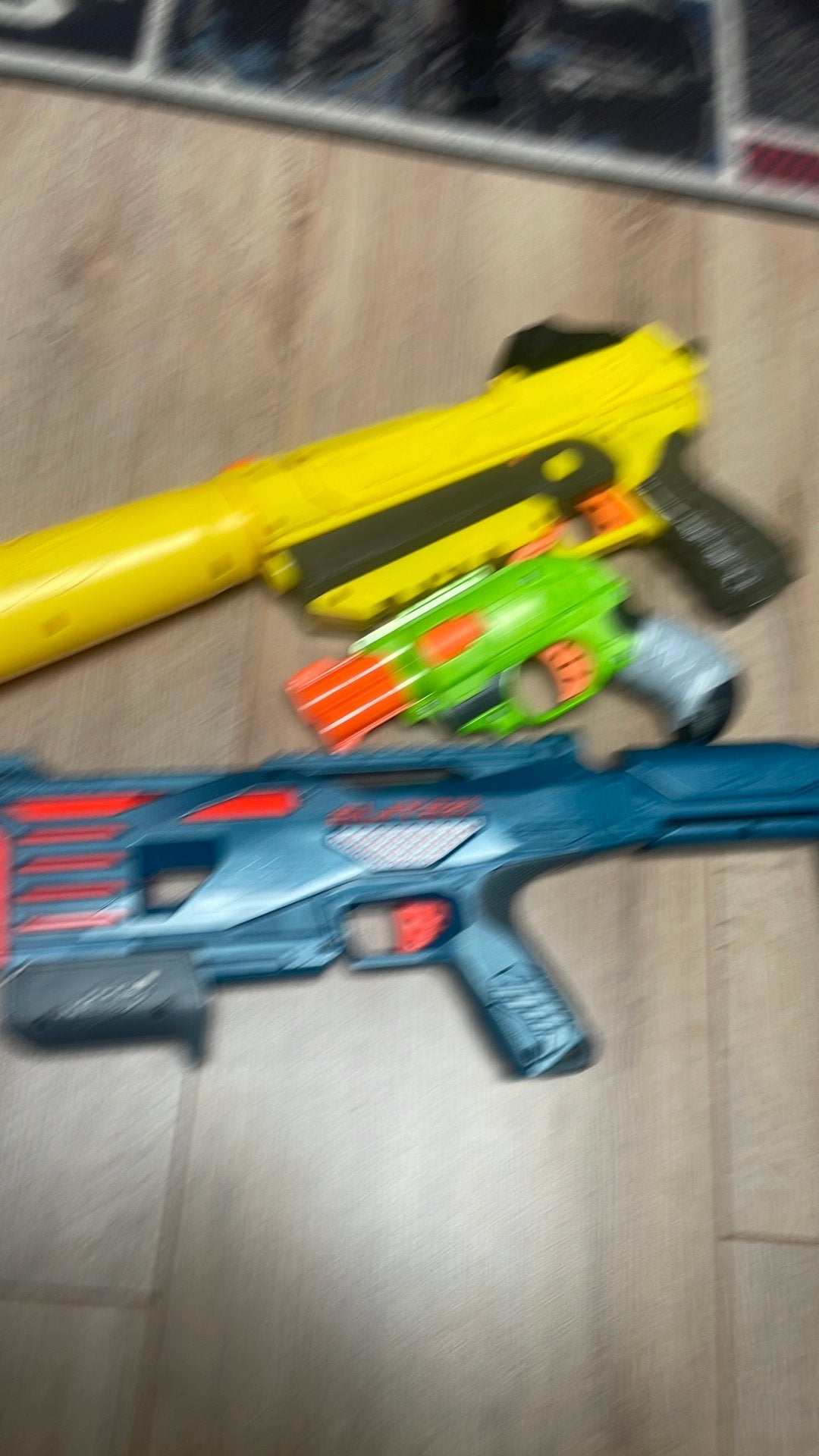 Nerf blasters (3 stuks), Kinderen en Baby's, Speelgoed | Buiten | Actiespeelgoed, Ophalen of Verzenden, Gebruikt