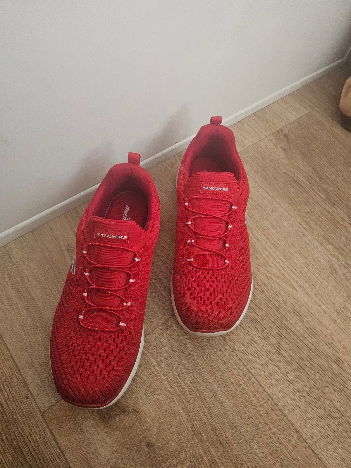 Skechers Memory Foam sneakers rood maat 38, Skechers, Ophalen of Verzenden, Sneakers of Gympen, Gedragen