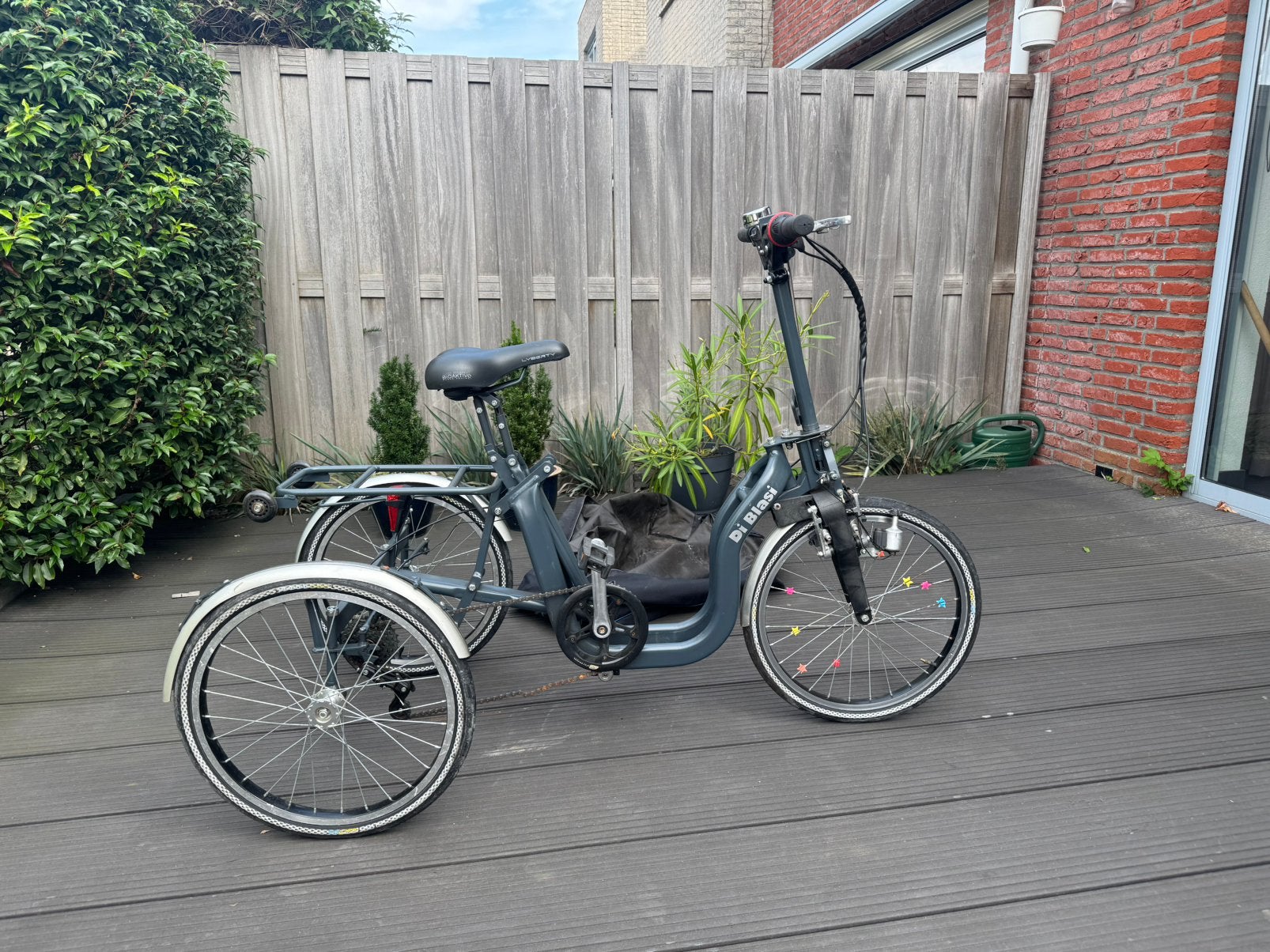 Vouwfiets driewieler, Fietsen en Brommers, Ophalen, Gebruikt, Velgrem