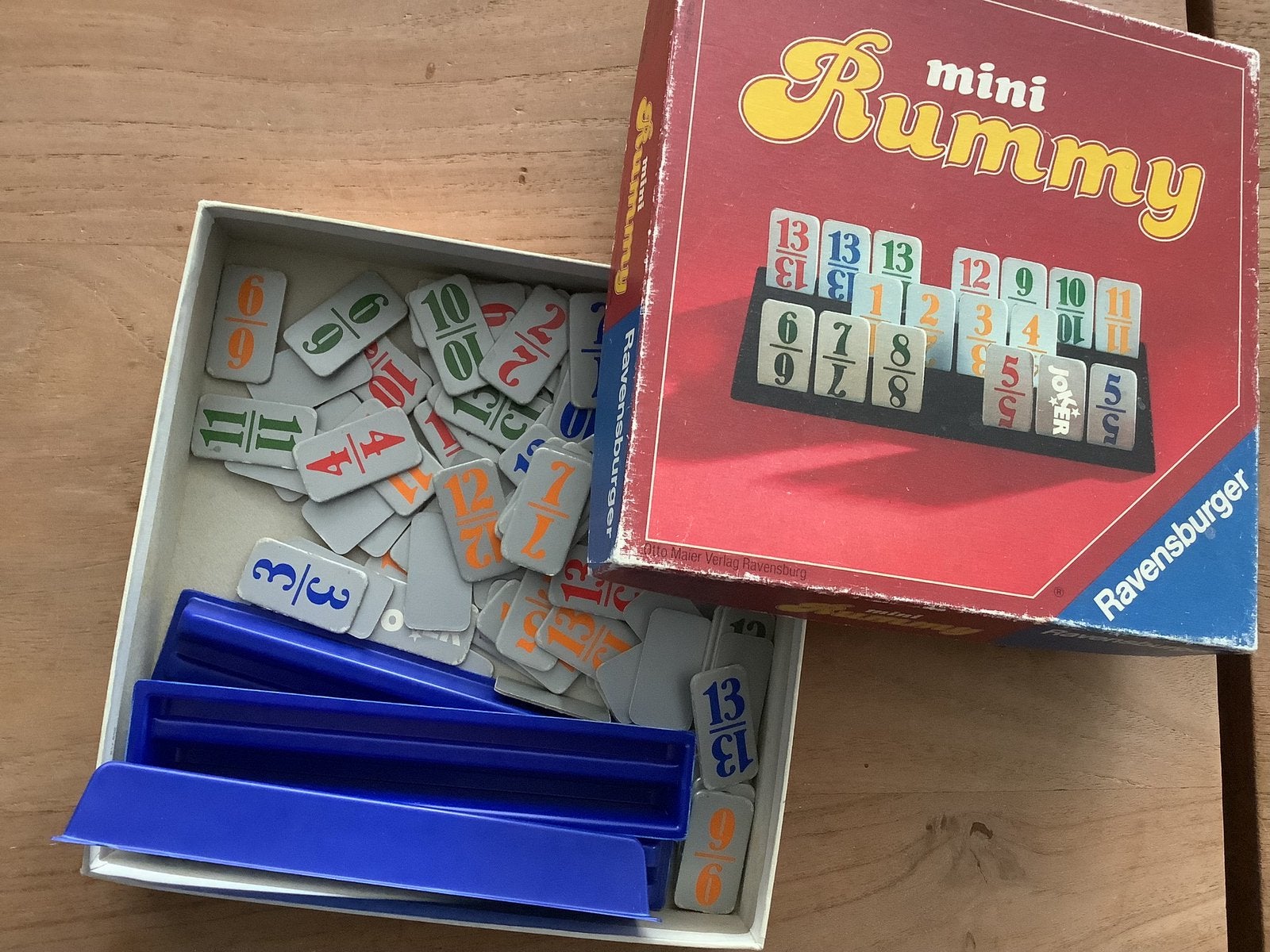 Mini rummy rummikub rummykup rummicup ONDERDELEN kaartjes, Ophalen of Verzenden