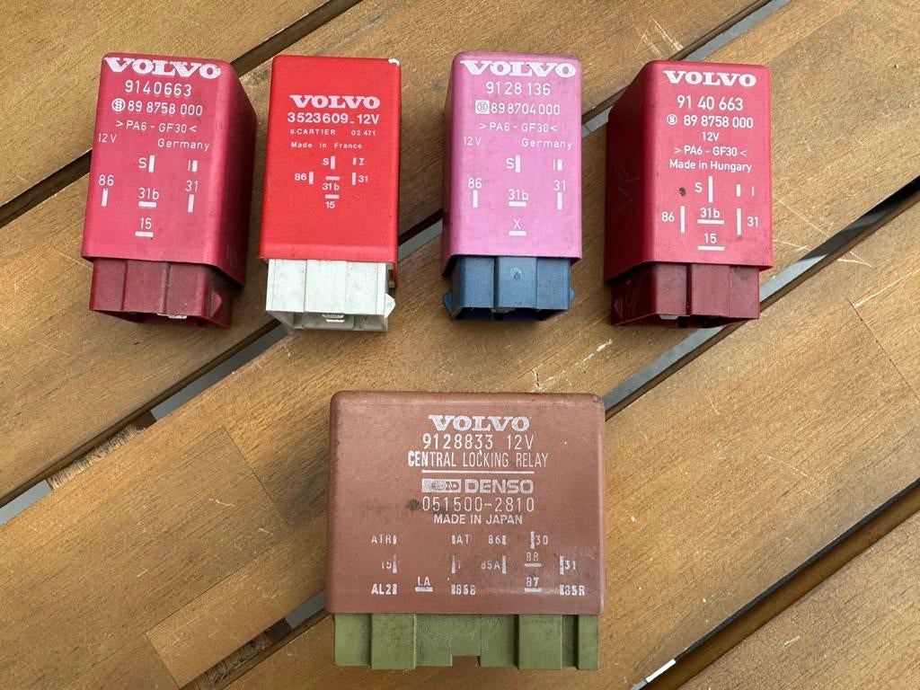 Volvo V90 760 960 740 diverse relais interval ruitenwisser, Ophalen of Verzenden, Volvo