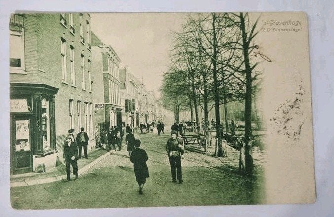 Den Haag.Zuid Oost.Buitensingel, Verzamelen, Ophalen of Verzenden, Voor 1920, Gelopen, Zuid-Holland