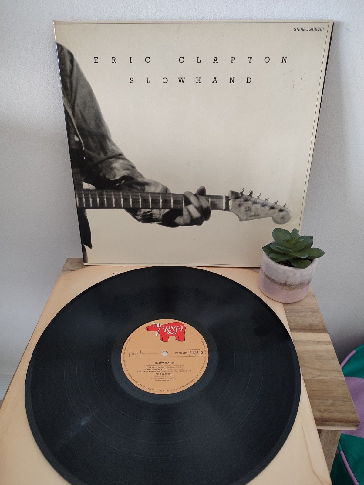 Eric Clapton - Slowhand LP (Duitse persing), LP, Ophalen of Verzenden, Zo goed als nieuw, 12 inch