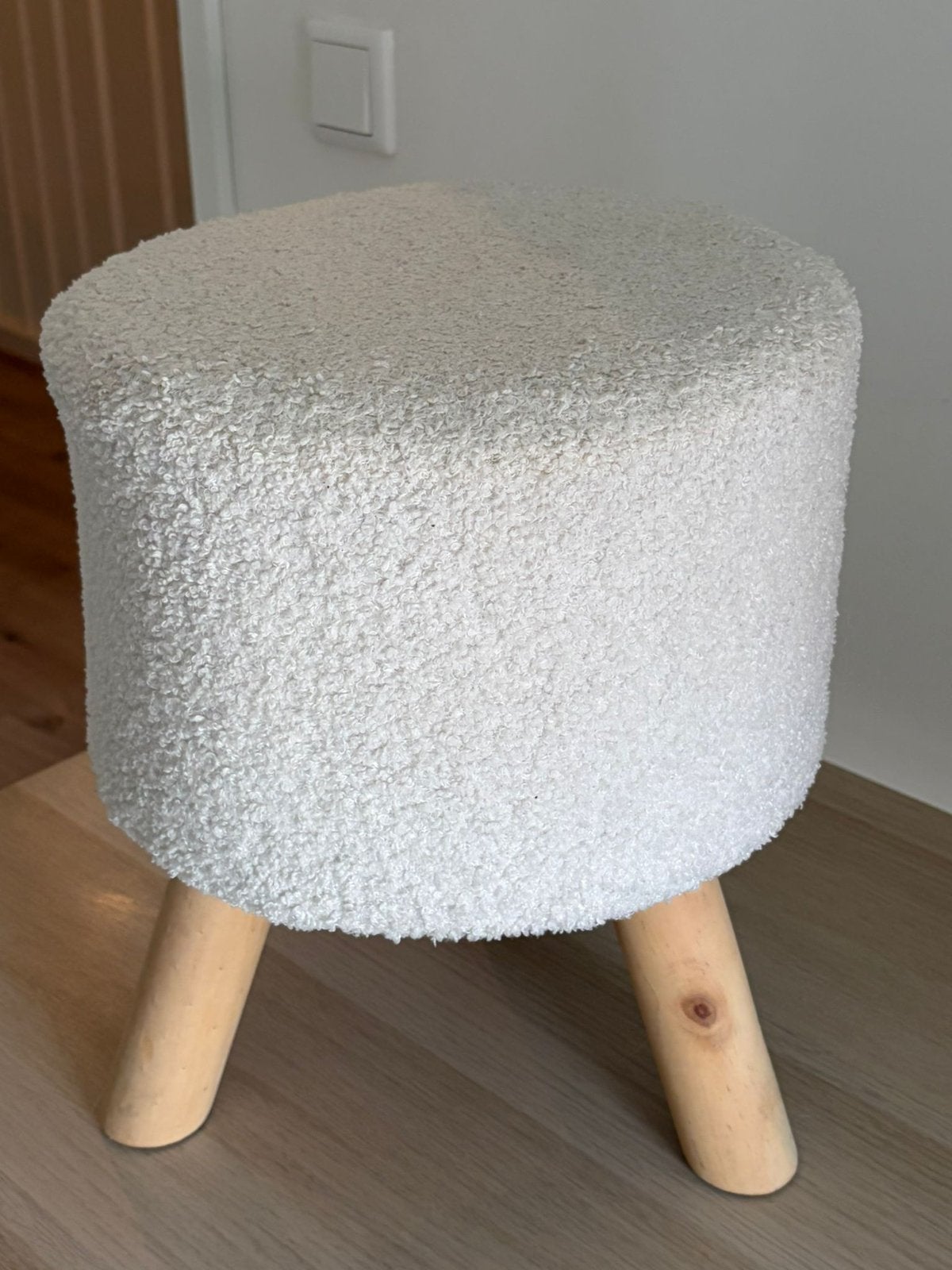 Teddy poef., Ophalen, Zo goed als nieuw, Rond, Minder dan 50 cm