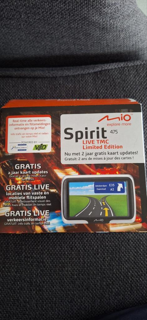Mio Spirit 475 LIVE TMC Limited Edition Navigatiesysteem, Auto diversen, Ophalen of Verzenden, Zo goed als nieuw