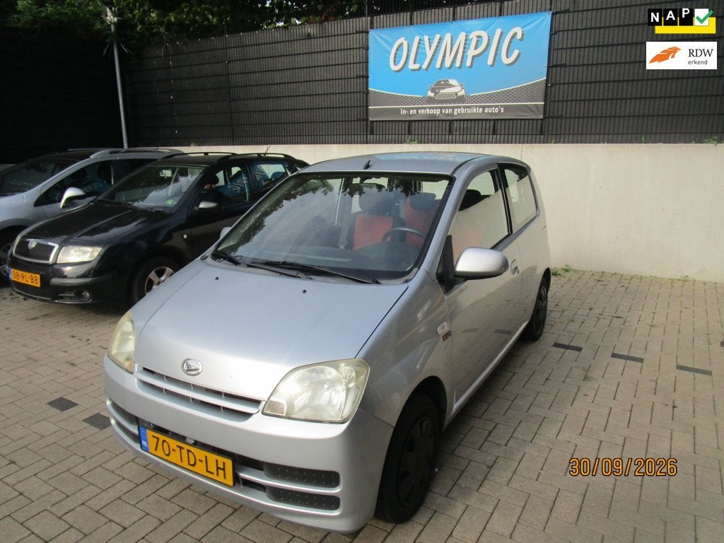 Daihatsu Cuore 1.0-12V Nagano +Stuurbekrachtiging +Nieuwe Ap, Auto's, 18 €/maand, 4 stoelen, Cuore, Origineel Nederlands