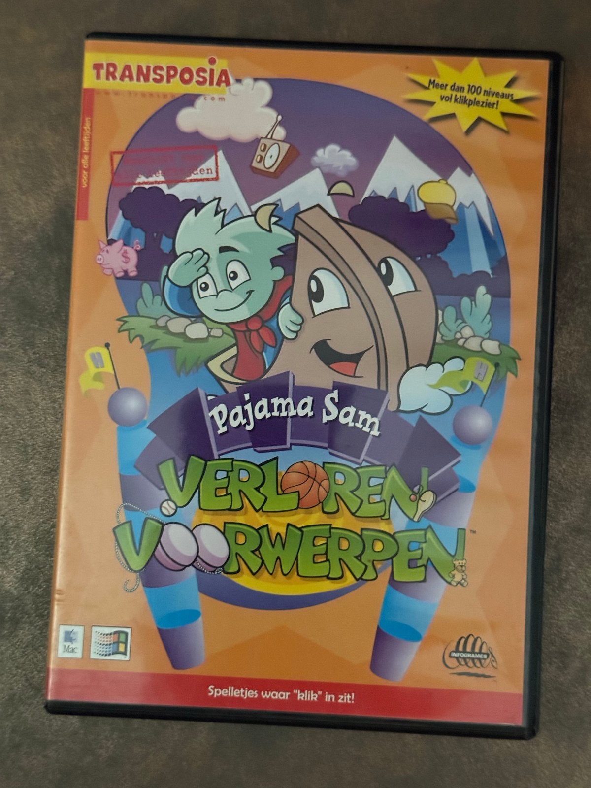 Pajama Sam: Verloren Voorwerpen - Avontuurlijk Zoekspel, Puzzel en Educatief, Gebruikt, 1 speler, Ophalen of Verzenden