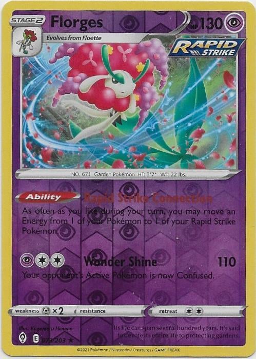 Evolving Skies,  Florges [reverse] 73/203, Verzenden, Nieuw, Losse kaart