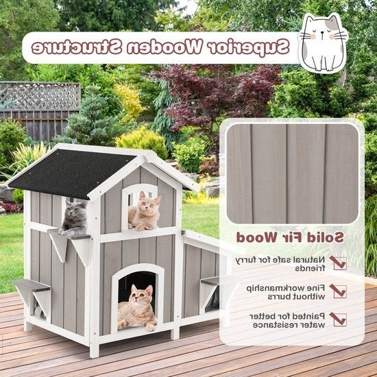 Kattenhuis – Kattenmand – Kattenhol – Kattenbed – Dierenhuis, Corvance B.V., Verzenden, Nieuw, Corvancebol@gmail.com