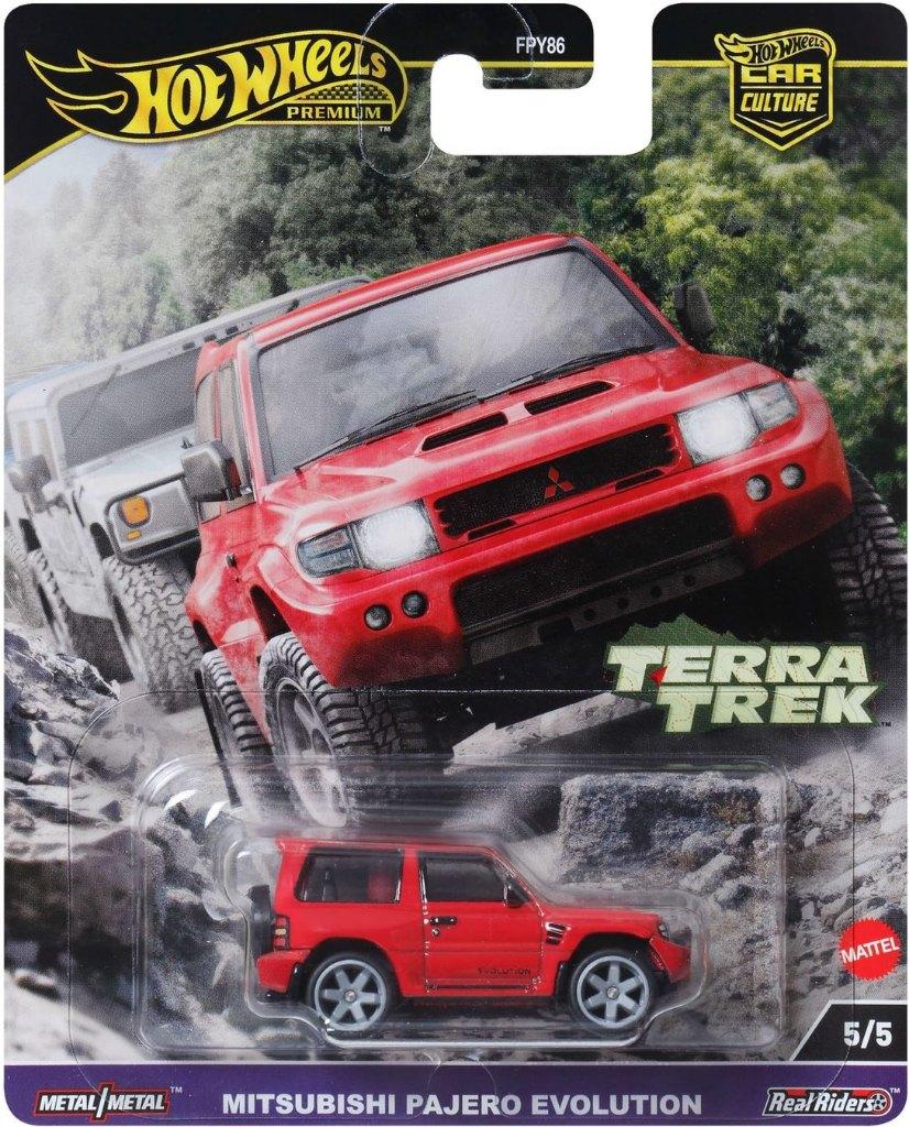 Hot Wheels Premium Mitsubishi Pajero Evolution - Terra Trek, Ophalen of Verzenden, Nieuw