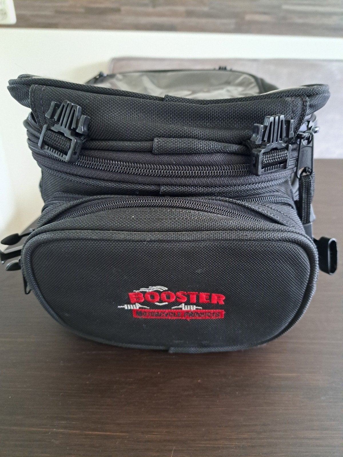 Booster tanktas motor.  incl. regenhoes, Ophalen of Verzenden, Gebruikt