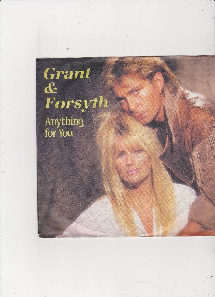 Single Grant & Forsyth - Anything for you, Gebruikt, 7 inch, Single, Dance