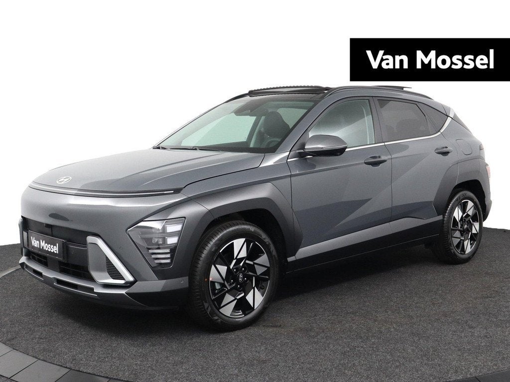 Hyundai Kona 1.6 GDI HEV Premium Sky | Lederen Bekleding | A, Auto's, 137 pk, Euro 6, Met garantie (alle), Leder