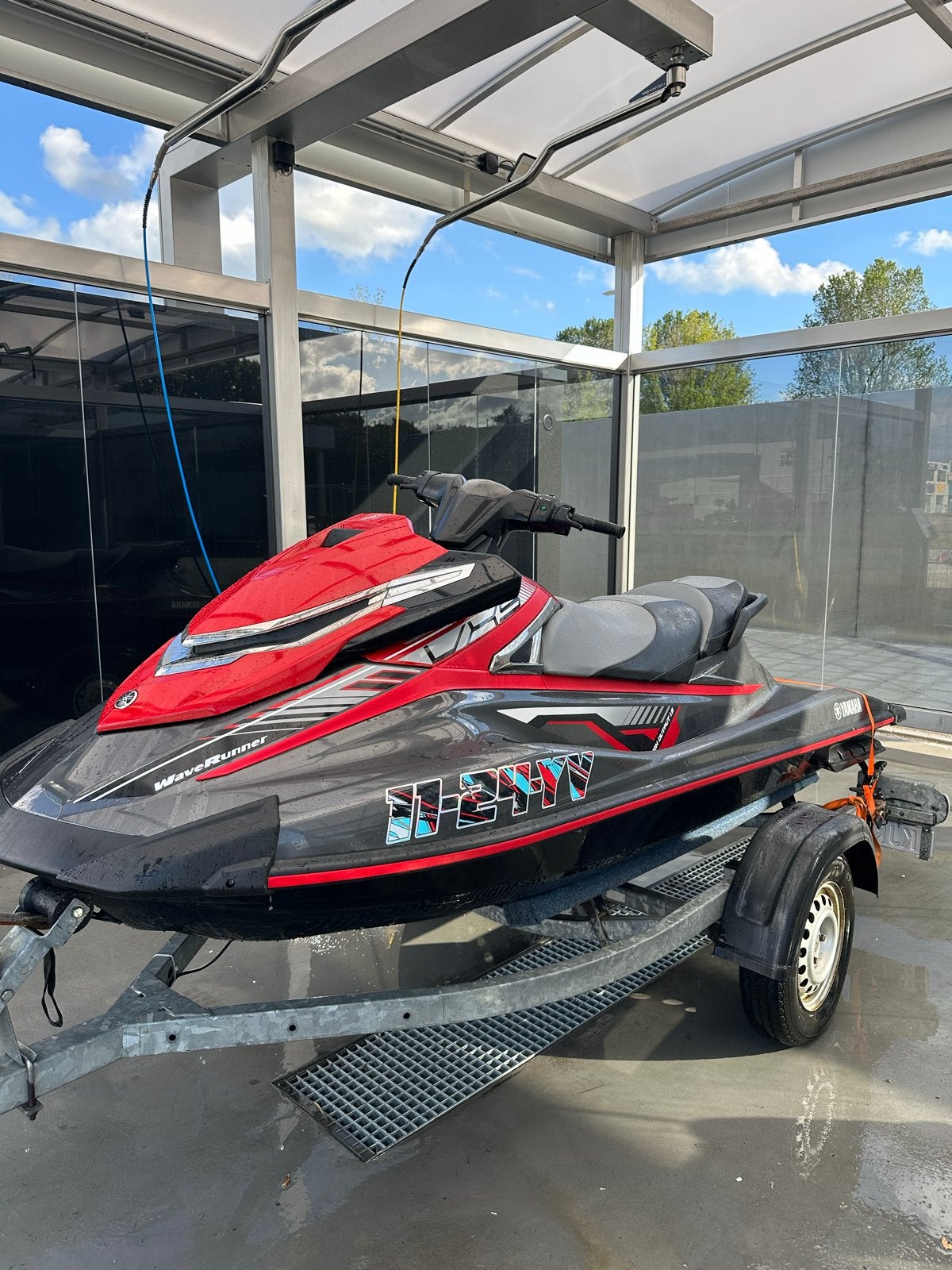 Yamaha WaveRunner 1.8 HO met trailer 96 uur!, Ophalen, Gebruikt, Benzine, 120 tot 200 pk