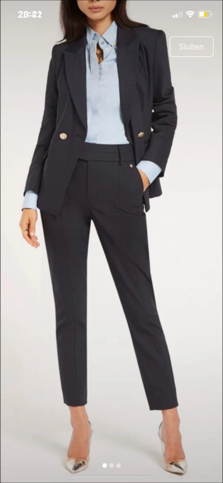 Josh v pantalon / broek, Kleding | Dames, Blauw, Ophalen of Verzenden, Zo goed als nieuw, Maat 34 (XS) of kleiner