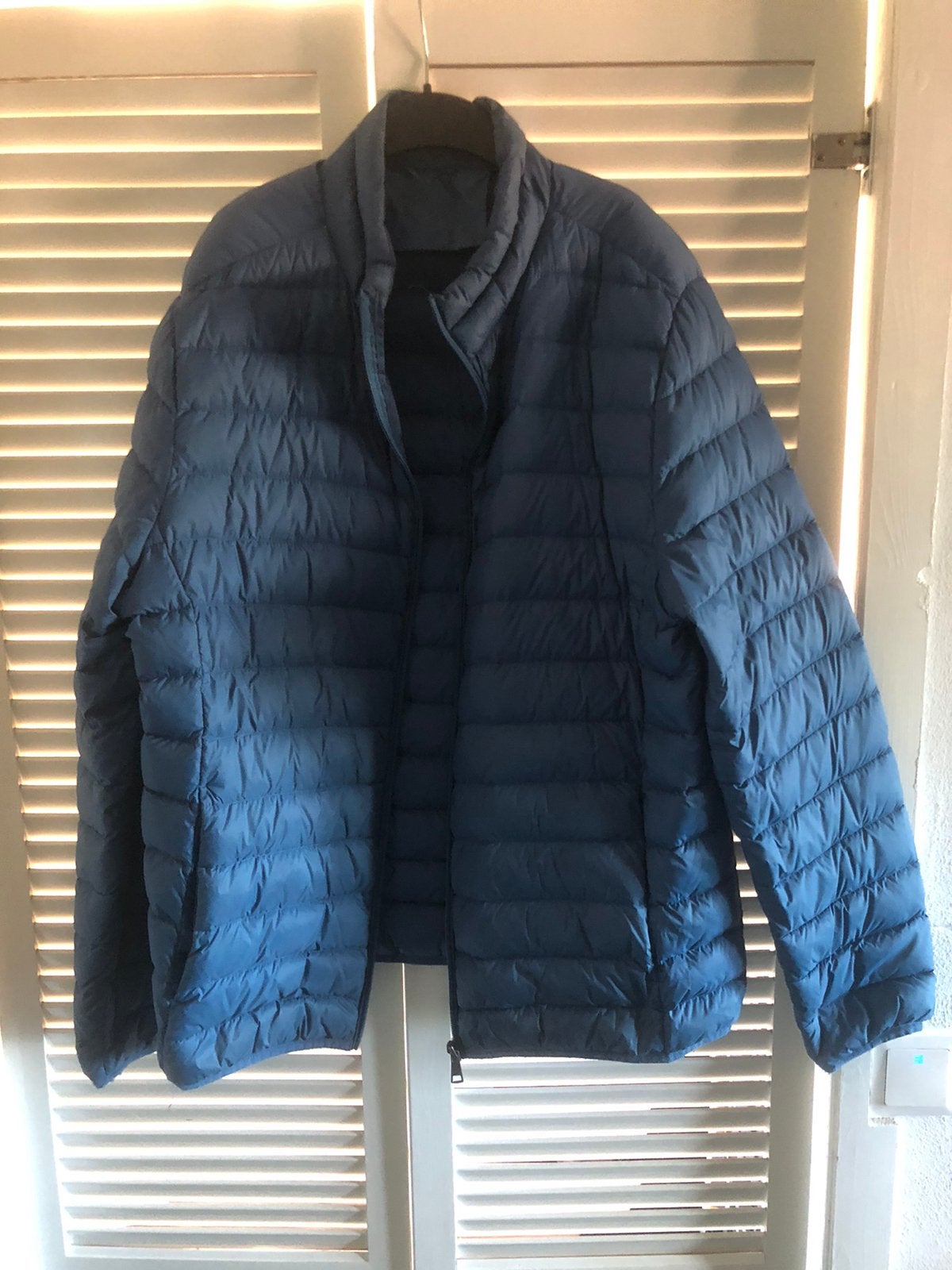 Heren jas, Ophalen of Verzenden, Gedragen, Blauw