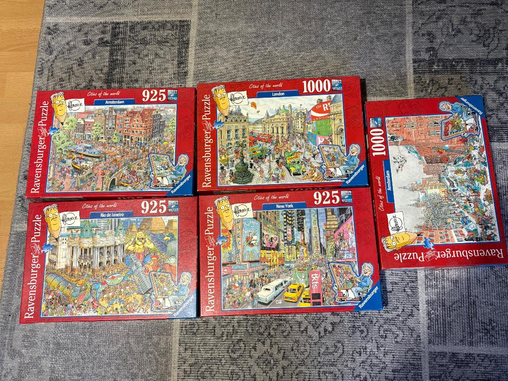 Puzzels 2,50 per stuk, Ophalen, Zo goed als nieuw