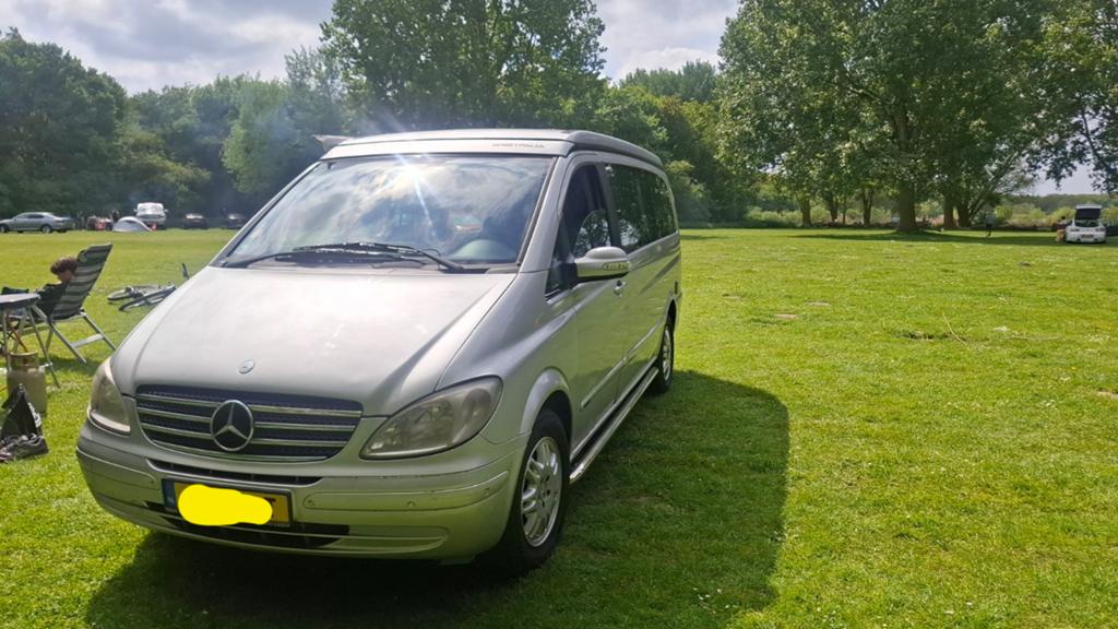 Mercedes westfalia camperbus, Viano Fun, 7pers, '05, nwe apk, Caravans en Kamperen, Automaat, Chemisch toilet, Buscamper of Camperbus