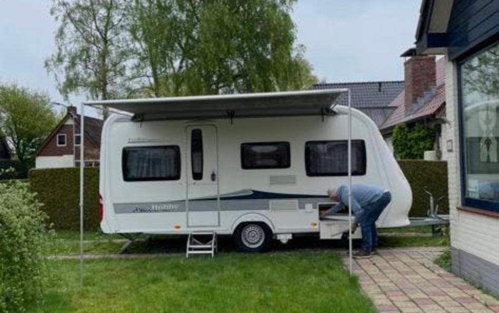 CaravanHobby Excellent 455 UF schade vrij, Caravans en Kamperen, Rondzit, Hobby, Particulier, Tot en met 4