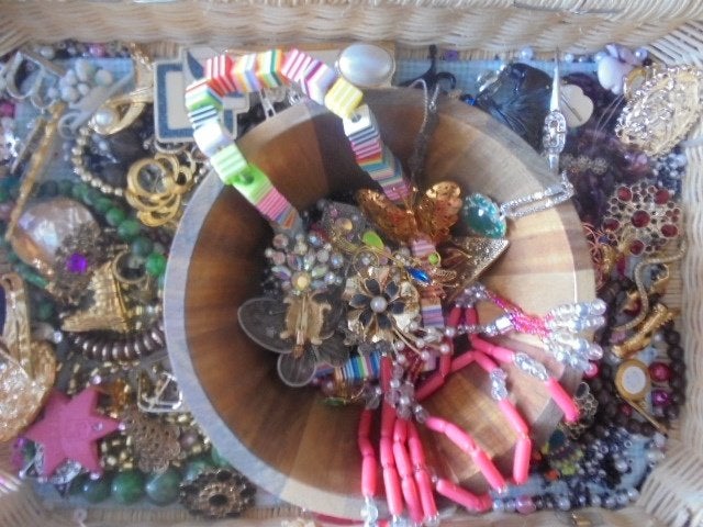 Prachtige partij sieraden, Ophalen of Verzenden, Zo goed als nieuw, Overige kleuren, Overige materialen
