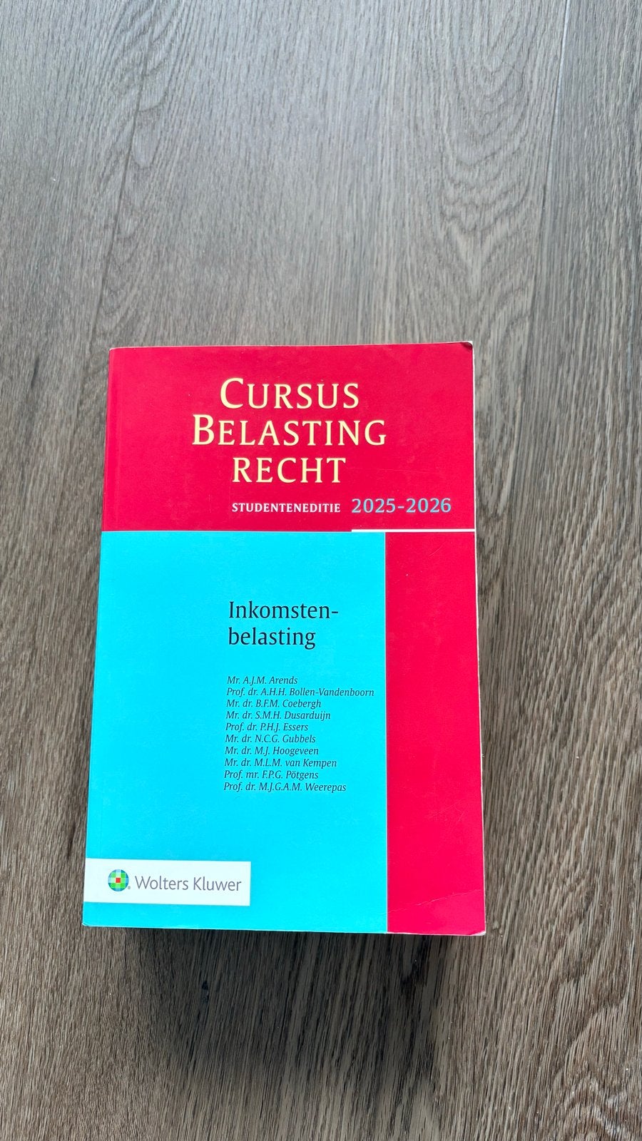 Cursus Belastingrecht: Inkomstenbelasting 2025-2026, Ophalen of Verzenden, Gamma, Zo goed als nieuw, HBO