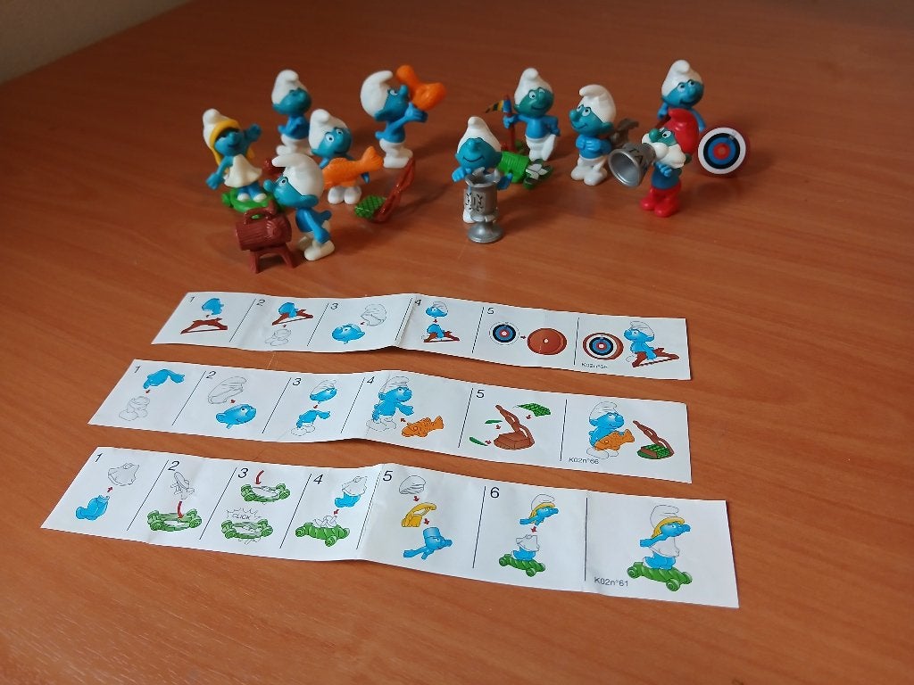 Smurfenset - Kinder Surprise (2001), Verzamelen, Ophalen of Verzenden, Zo goed als nieuw, Verschillende Smurfen, Poppetje, Figuurtje of Knuffel