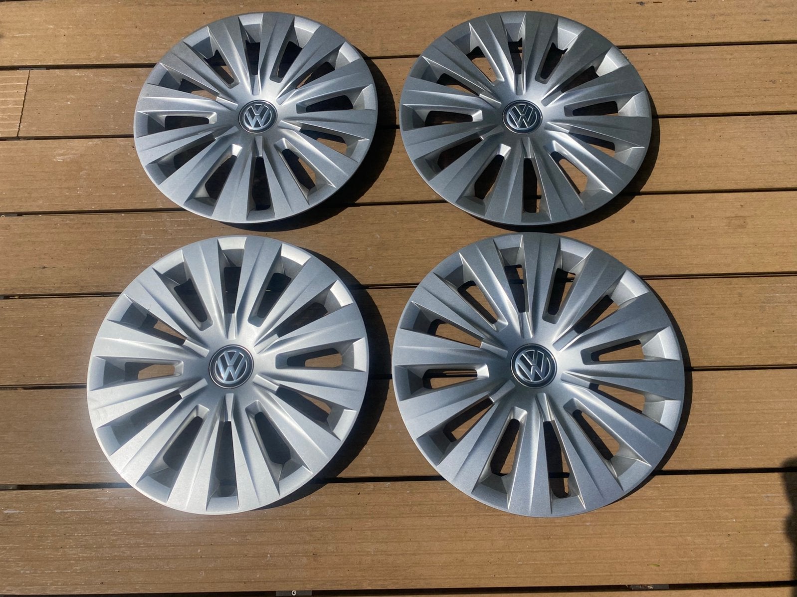 Volkswagen 15” wieldoppenset  Golf 7, Ophalen of Verzenden, Gebruikt
