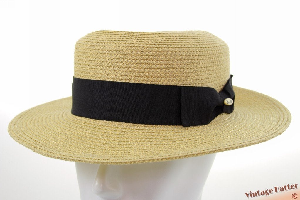 Boater-achtige zomerhoed Bronte Matelot geel 55-58 nieuw, Kleding | Dames, Hoeden en Petten, Hoed, Nieuw, Bronté Amsterdam Matelot