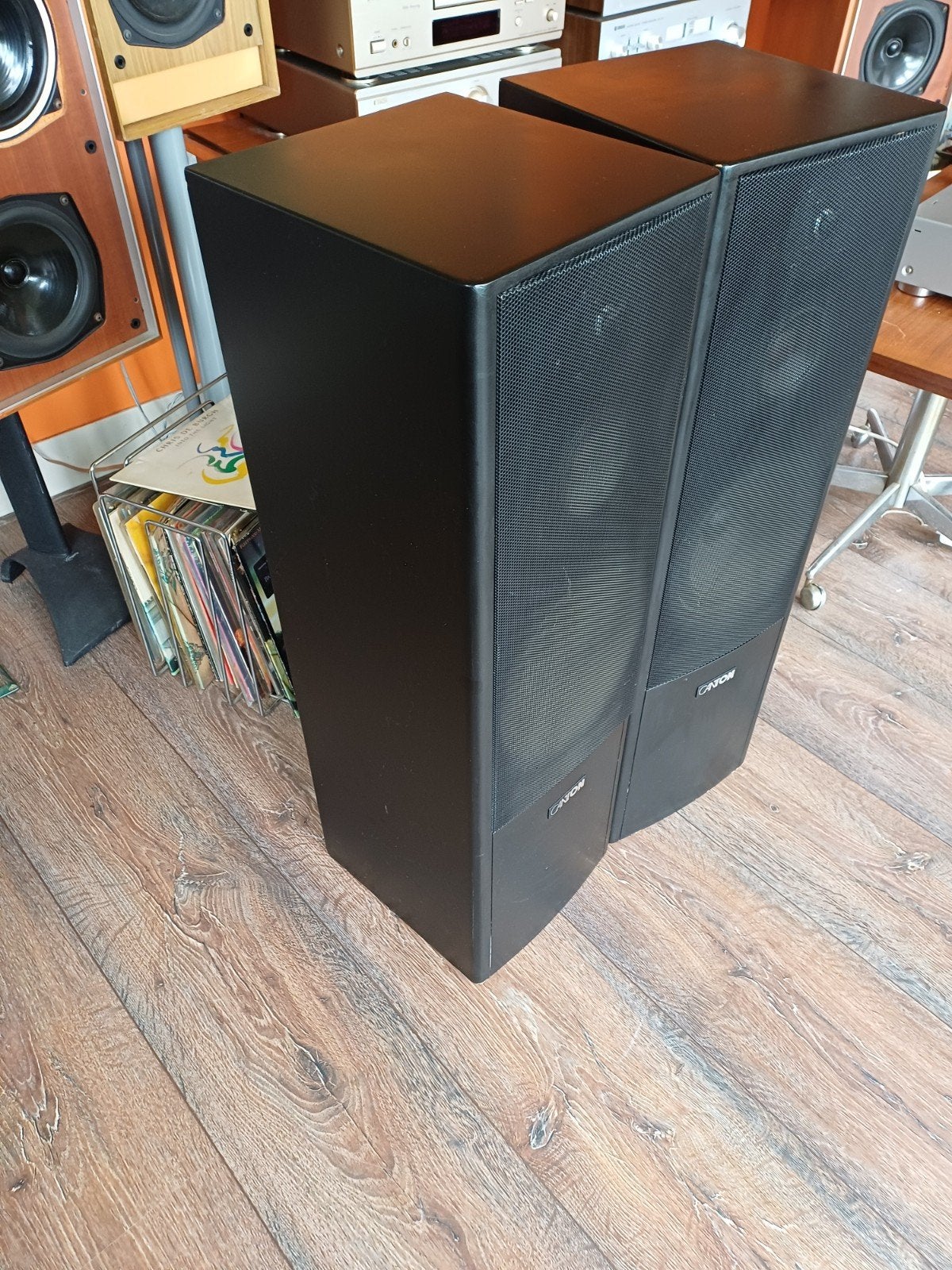Canton SL 900 Vloerstaande Luidsprekers (Zeldzaam), Vloerstaande luidspreker, Gebruikt, 120 tot 150 watt, Ophalen