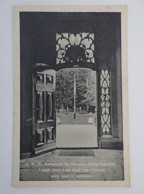 1933 OOSTERHESSELEN De Klencke Jeugdherberg JVD Polygoon A"', Ophalen, 1920 tot 1940, Gelopen, Drenthe
