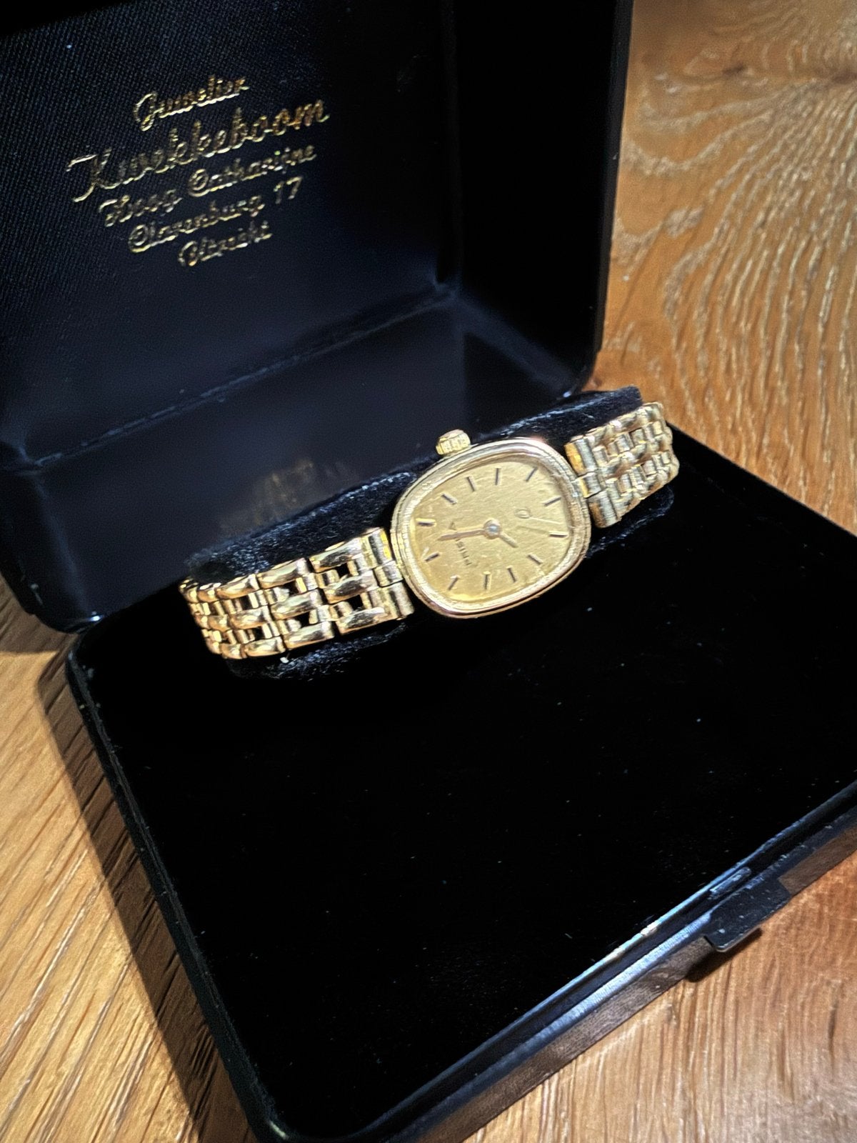 Prisma 14k Gouden Dames Horloge, Gebruikt, Polshorloge, Goud, Goud