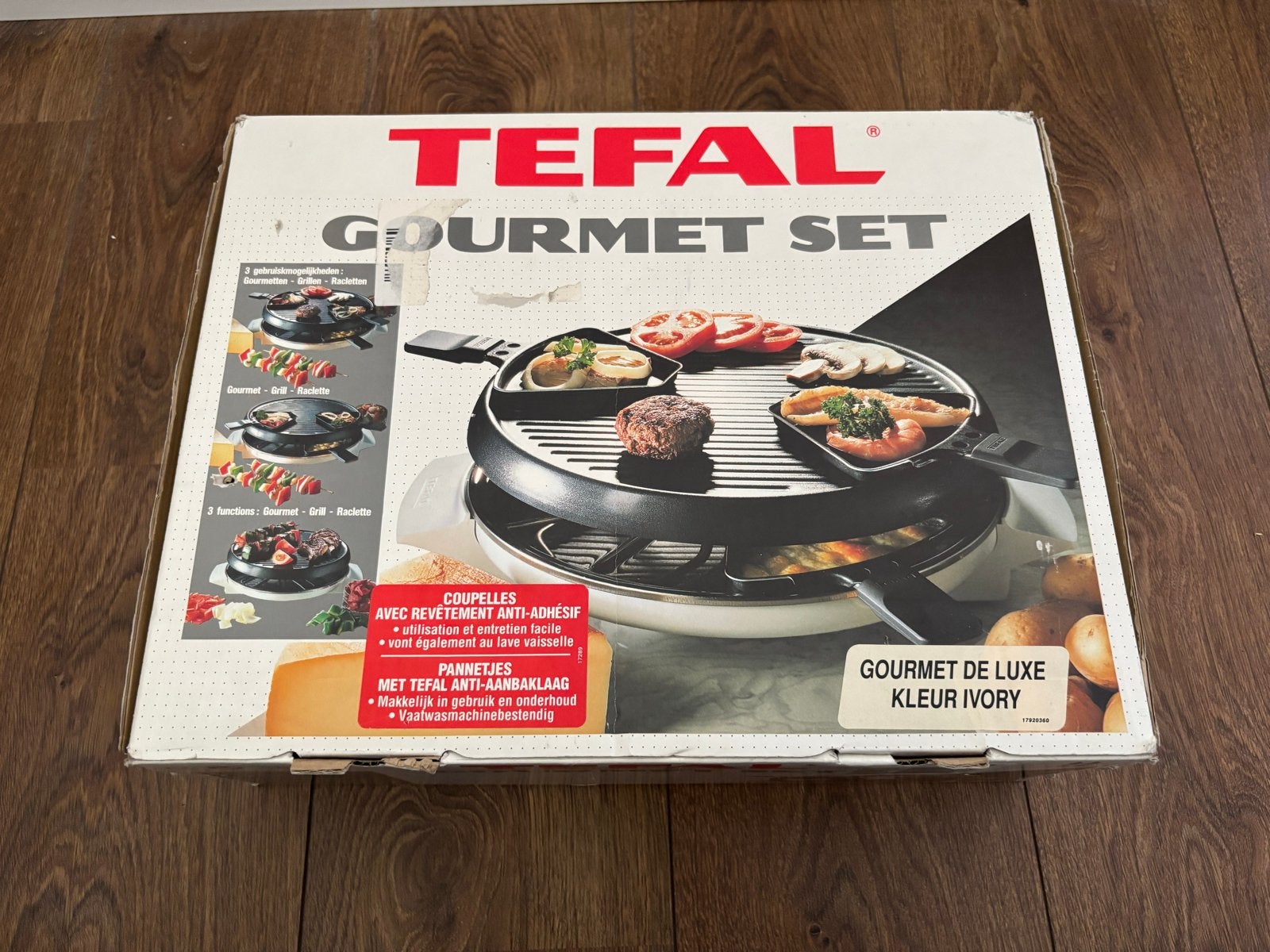 Tefal Gourmet Set - Grill, Gourmet & Raclette, Ophalen, Gebruikt, 4 t/m 7 personen