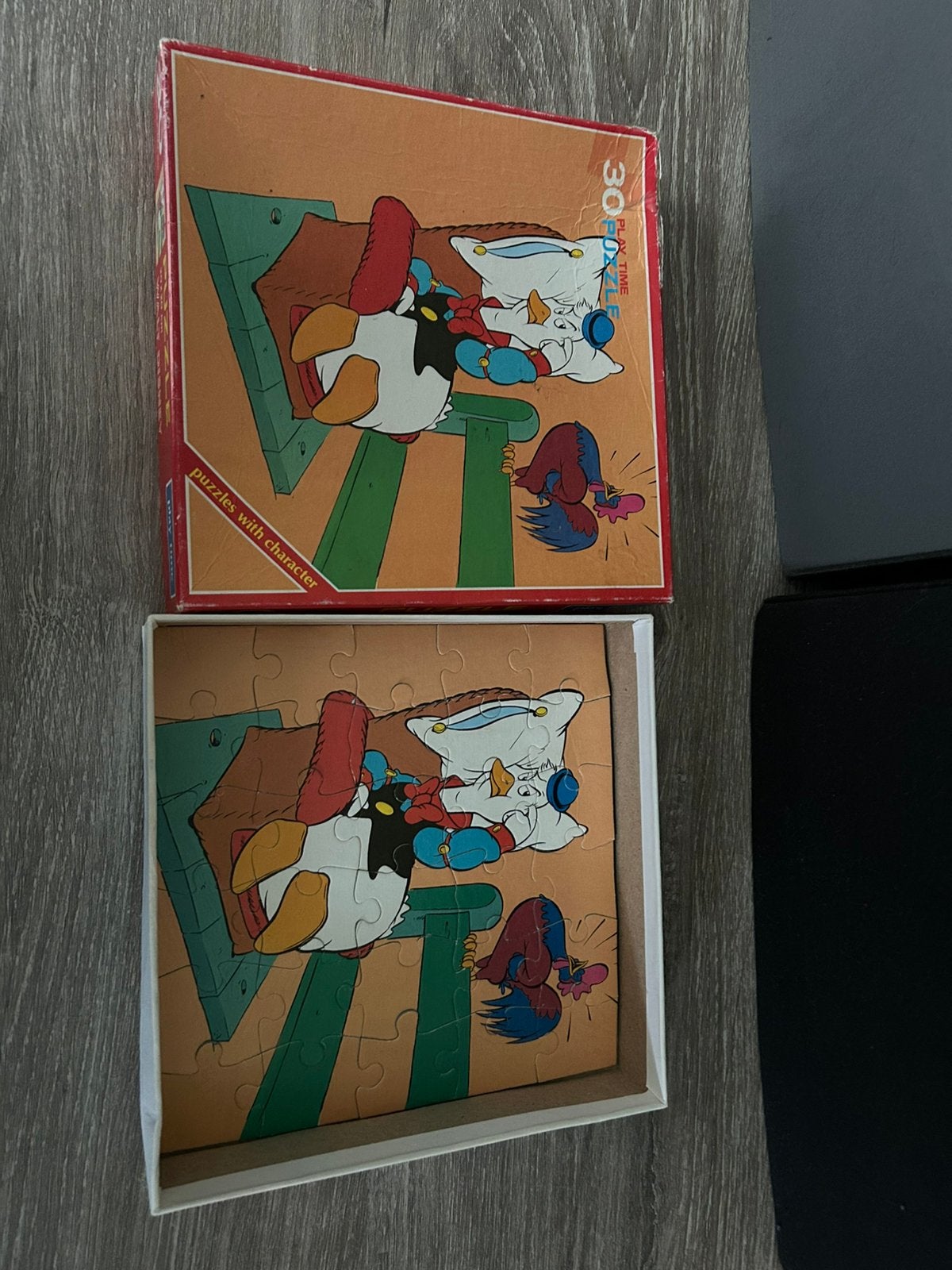 Disney puzzel / 20x20 cm / 30 stukjes, Ophalen of Verzenden, Zo goed als nieuw