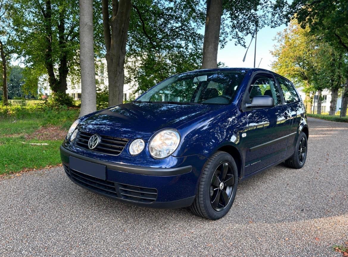 Volkswagen Polo 1.2 47KW 2004 NIEUWE APK !! 120.000 KM NAP!!, Auto's, Stof, Blauw, 1198 cc, Origineel Nederlands