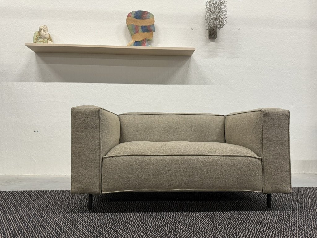 Nieuw Gelderland 6400 2 zits bank bruin stof design