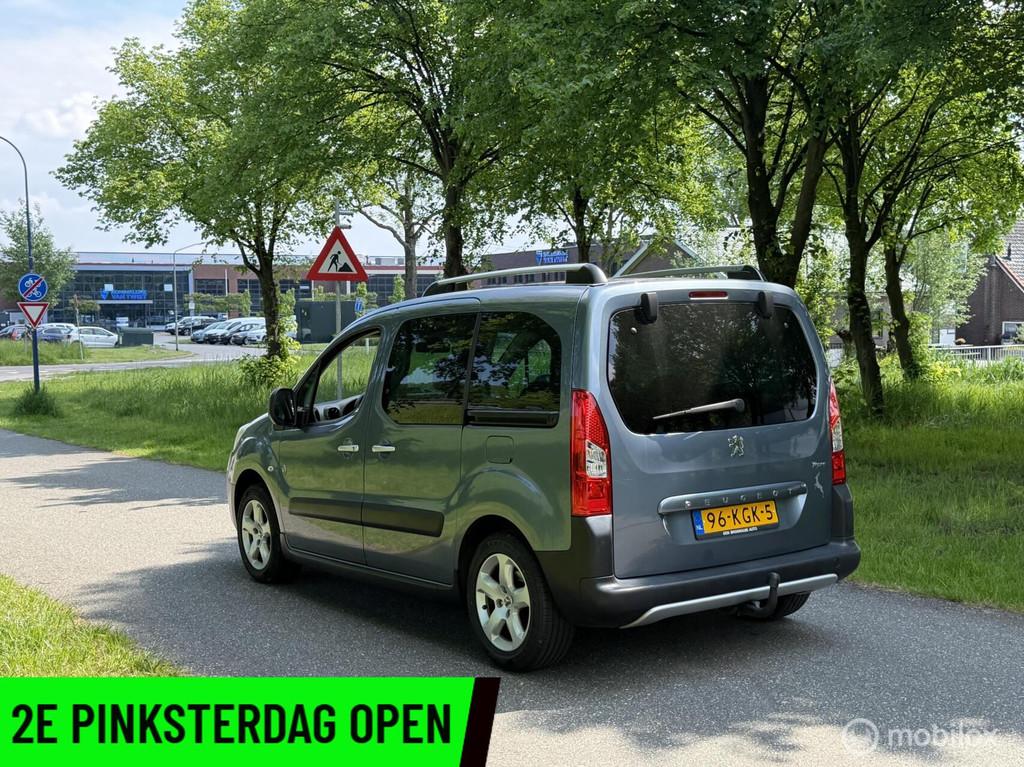 Peugeot Partner Tepee 1.6 Zenith*NEW APK 05/27*AIRCO*CRUISE, Voorwielaandrijving, Stof, Zwart, 4 cilinders