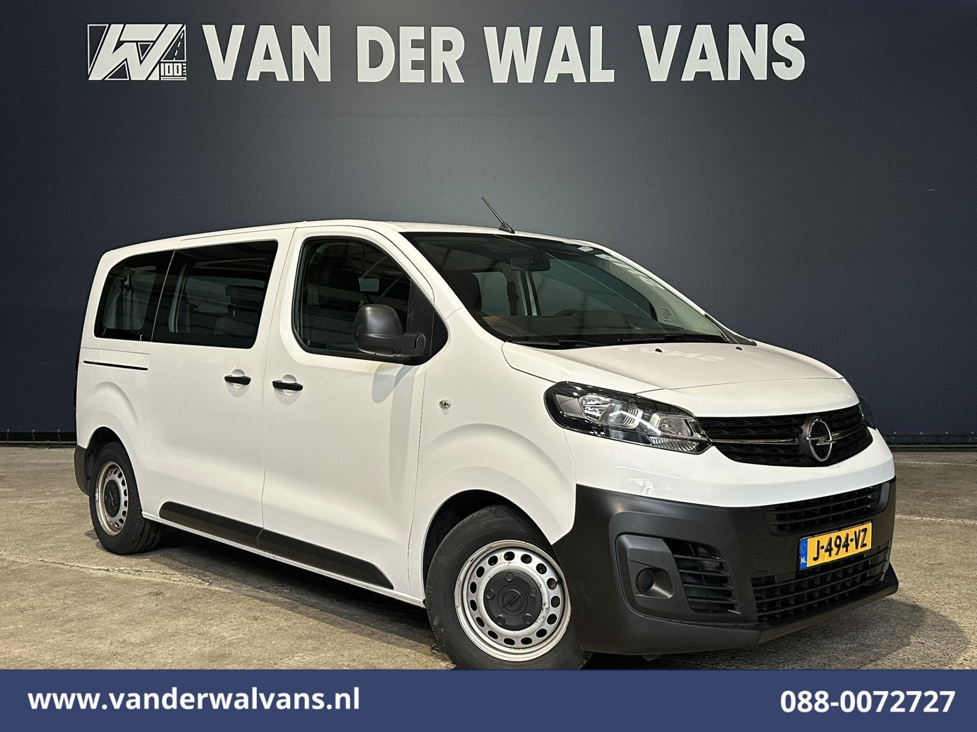 Opel Vivaro Combi 1.5 CDTI 120pk L2H1 Personenbus 9-Zits Eur, Auto's, Opel, Voorwielaandrijving, Stof, Parkeersensor, Wit
