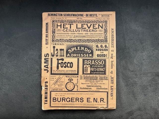 Het Leven, geïllustreerd tijdschrift van 8 juni 1915, Verzamelen, Tijdschriften, Kranten en Knipsels, Ophalen of Verzenden, Voor 1920