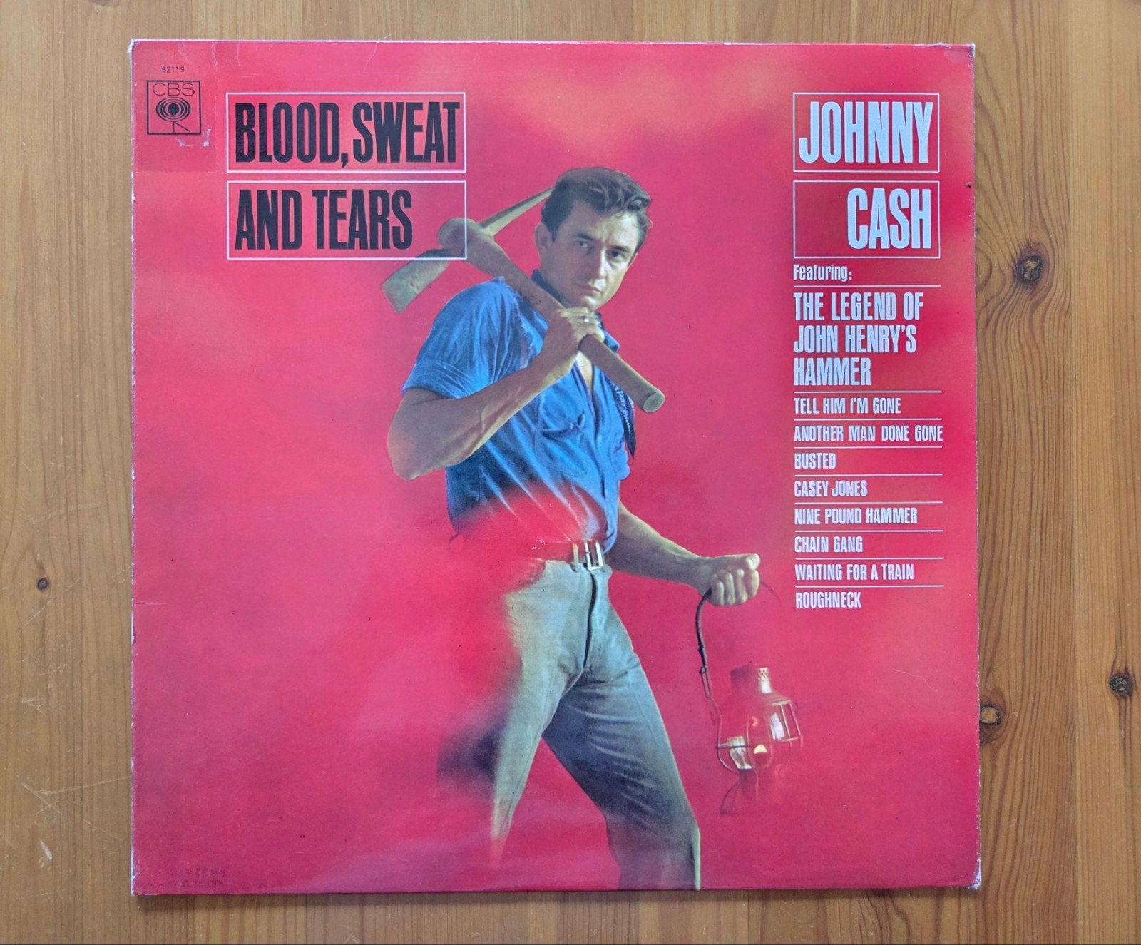 LP Johnny Cash - Blood, Sweat and Tears, LP, Gebruikt, Folk, Ophalen of Verzenden