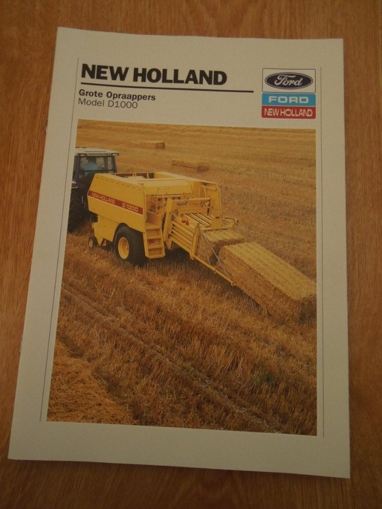 New Holland Balen pers folders, Ophalen of Verzenden, Zo goed als nieuw