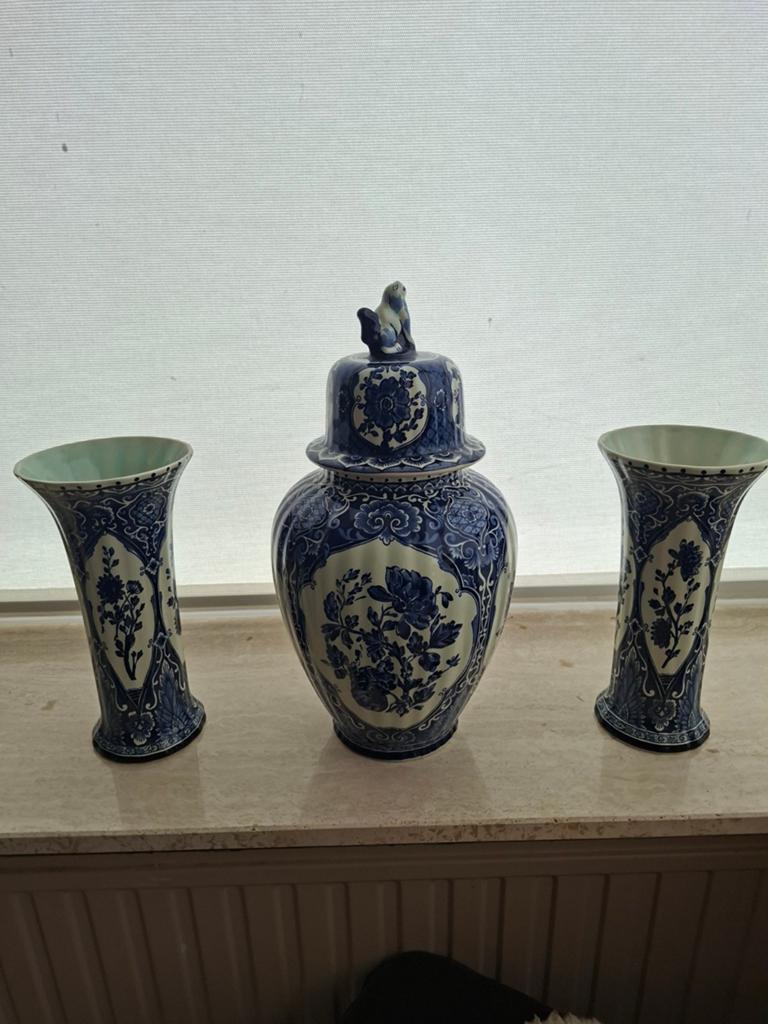 KASTSTEL: Boch Delfts blauw, Ophalen of Verzenden