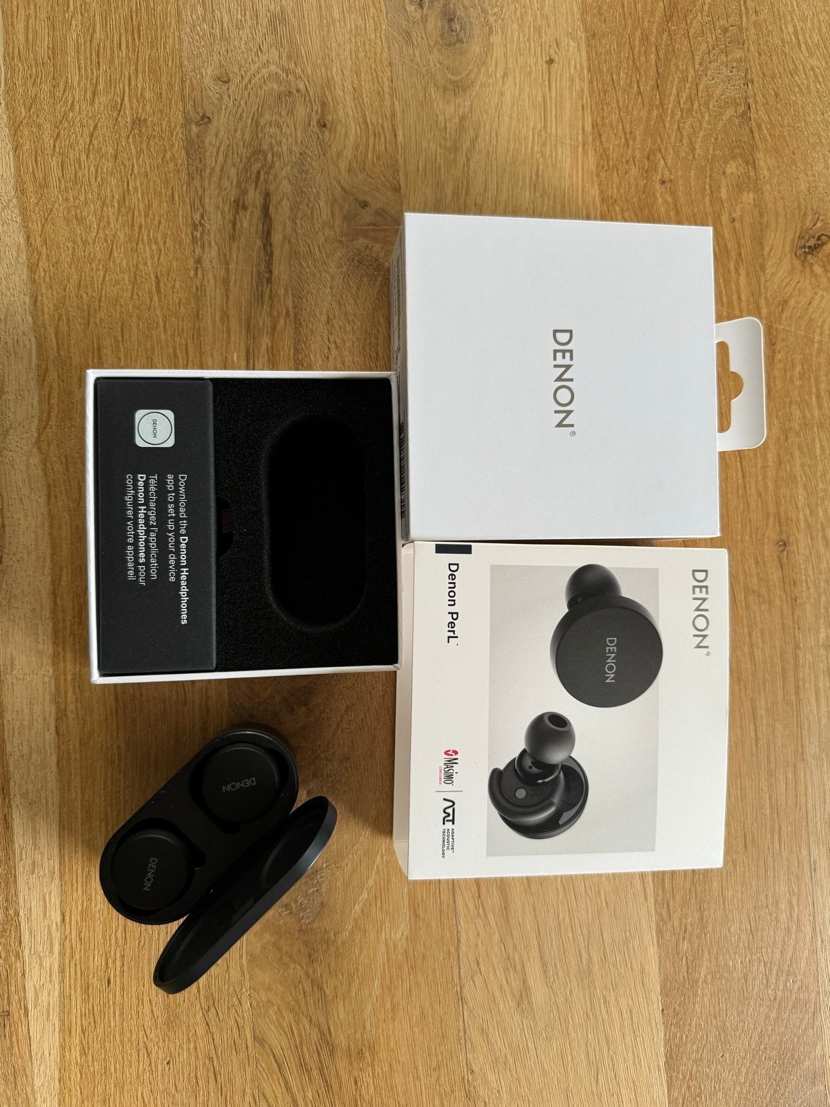 Denon PerL Draadloze In-ear Hoofdtelefoon met ANC, Ophalen, In-ear, Bluetooth, Denon