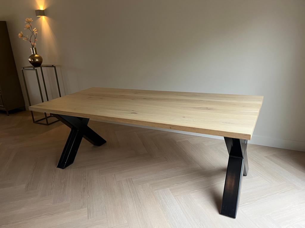Eetkamertafel, Huis en Inrichting, Tafelonderdelen, Ophalen, 200 cm of meer, 50 tot 100 cm, Zo goed als nieuw