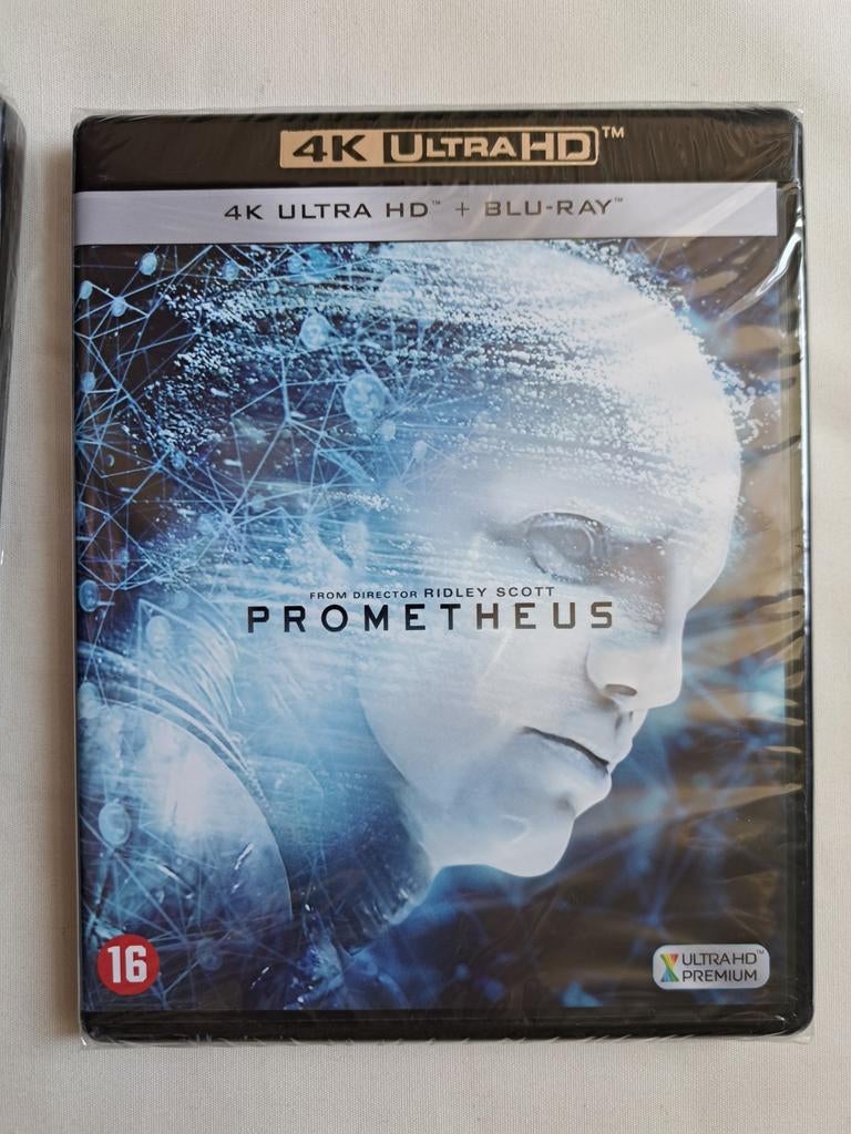 Prometheus (4K Ultra HD + Blu-ray), Cd's en Dvd's, Blu-ray, Ophalen of Verzenden, Zo goed als nieuw, Science Fiction en Fantasy